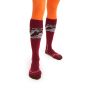 Icebreaker Womens Ski Socks - Light Cushioning - Alps/Cherry