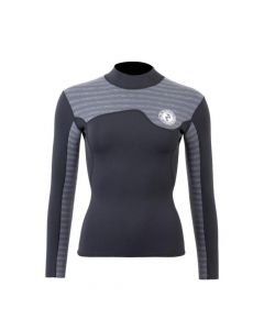 Two Bare Feet Womens Aspect Fleece Lined Zipless Thermal 2.5mm Superstretch Wetsuit Top - SAVE 25%